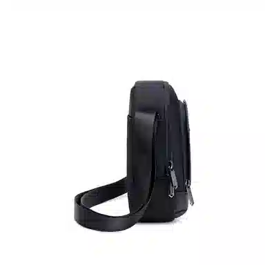 北极猎人 大容量 多功能口袋 高密度防泼水 涤纶 斜挎包 常规 男款 黑色/蓝色/灰色