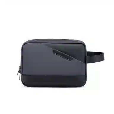 北极猎人 时尚简约轻便日常通勤休闲防泼水 涤纶 手提包手拿包 男款 黑色/蓝色/灰色