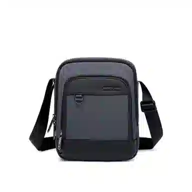 北极猎人 大容量 多功能口袋 高密度防泼水 涤纶 斜挎包 常规 男款 黑色/蓝色/灰色
