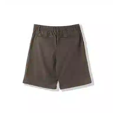 我是大卫 韩版潮流宽松透气五分裤直筒垂感休闲短裤 男女同款 卡其色