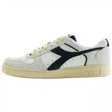 Diadora Magic Basket Low Suede Leather White
