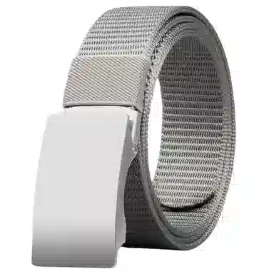 帝企鹅 户外休闲透气加厚 无牙自动扣 不锈钢 帆布 其他腰带 男款