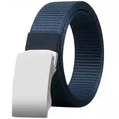 帝企鹅 户外休闲透气加厚 无牙自动扣 不锈钢 帆布 其他腰带 男款