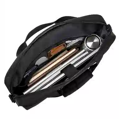 维多利亚旅行者 休闲纯色简约适用华为联想时尚 牛津布 电脑包 常规 男女同款情侣款 黑色