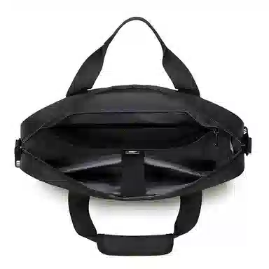 维多利亚旅行者 休闲纯色简约适用华为联想时尚 牛津布 电脑包 常规 男女同款情侣款 黑色