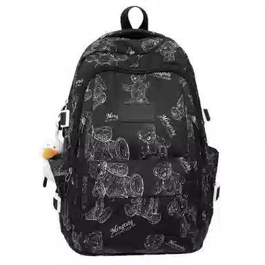 行途 小熊休闲时尚背包 尼龙 双肩包 女款 多色