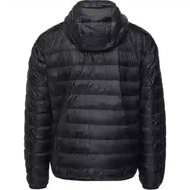 Emporio Armani Logo Print Hoodie Jacket Black