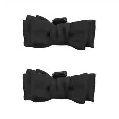 芒果饰品 高级感精灵耳蝴蝶结公主头抓夹侧边夹小夹子 发饰发夹 女款