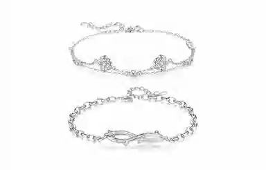 牧言 荆棘玫瑰森系气质小众设计高级感 光面立体藤蔓镂空交织花朵可调节 合金 戒指 男女同款情侣款