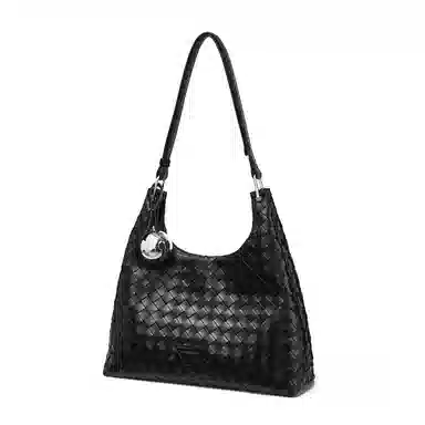 Red Dragonfly Quilted Leather Shoulder Bag