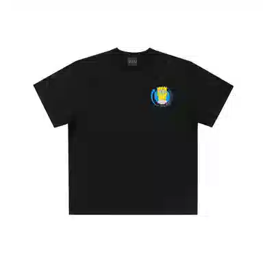 False Perception Graffiti Print Tee Black