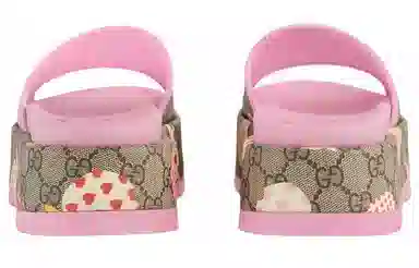 Gucci Platform Slide Sandal Light Brown