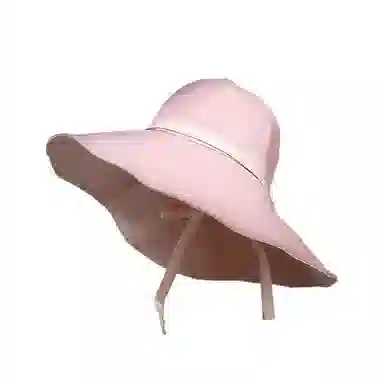 简配 空顶大帽檐防紫外线 聚酯纤维 防晒帽 女款