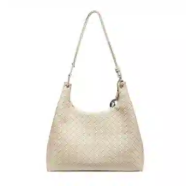 Red Dragonfly Quilted Leather Shoulder Bag