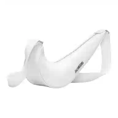 Nike x Jacquemus Swoosh Leather Crossbody Bag White