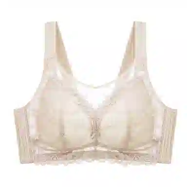 千奈美 大胸显小无钢圈上托收副乳防走光抹胸式文胸 女款