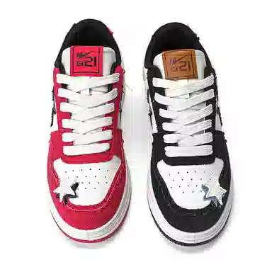 双星八特 独特魅力 自由灵动 透气潮流百搭运动复古增高休闲经典 耐磨轻便防滑 低帮 板鞋 男女同款