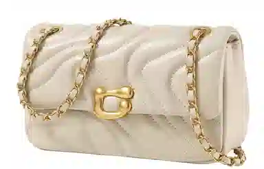 Miaodi Chain Shoulder Bag White