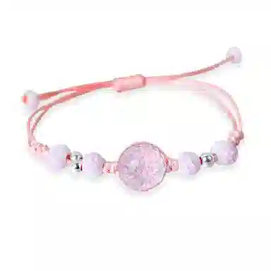 饰伴 繁星记忆运平安喜乐 如意优雅小众国风手工编织手绳 琉璃 手链 男女同款情侣款