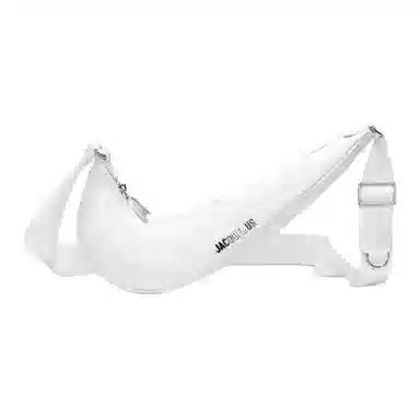 Nike x Jacquemus Swoosh Leather Crossbody Bag White