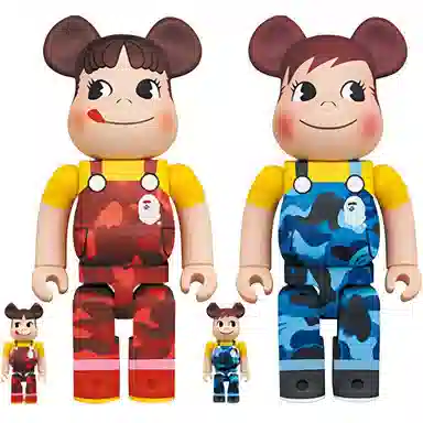 BE@RBRICK x BAPE Peko & Poko Set
