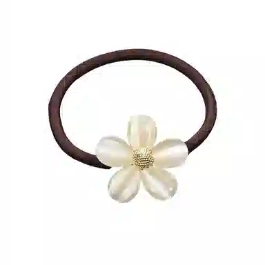 贯古今 韩国蝴蝶结超仙小花皮筋丸子头发绳扎头发 布艺 头绳 女款