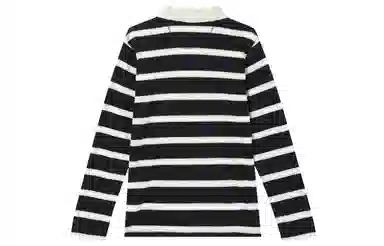 Vans SS22 Colorblock Stripe Polo Shirt Black