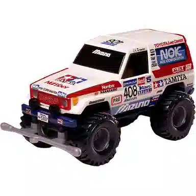 田宫 大脚车 兰德酷路泽拉力赛 成品模型