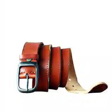 帝企鹅 手工  针扣头层 皮带 男款