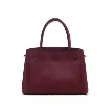 红蜻蜓 铂金包  头层牛皮 铂雅锁韵 精致都市系列 手提包 手拎包 中号 女款 卡其/米白/棕/酒红