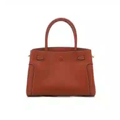 红蜻蜓 铂金包  头层牛皮 铂雅锁韵 精致都市系列 手提包 手拎包 中号 女款 卡其/米白/棕/酒红