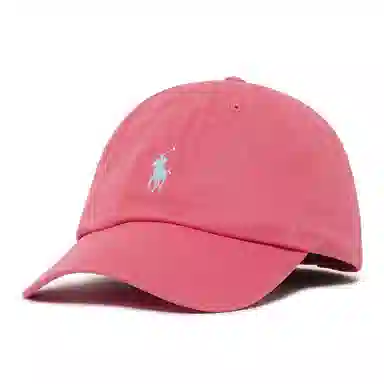 Polo Ralph Lauren Logo Embroidered Cotton Cap Red