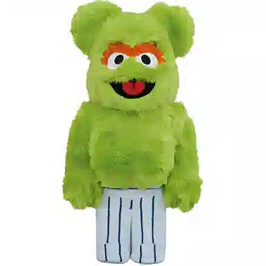 BERBRICK x SESAME STREET 400 OSCAR THE GROUCH Costume Ver. 28cm