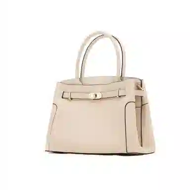 红蜻蜓 铂金包  头层牛皮 铂雅锁韵 精致都市系列 手提包 手拎包 中号 女款 卡其/米白/棕/酒红