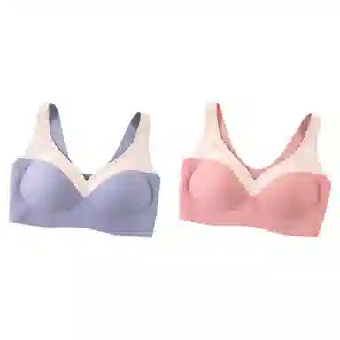 俞兆林 纯色提拉大胸显小上托聚拢防下垂收副乳薄款文胸 女款 组合装