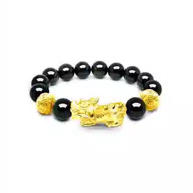 中国珠宝 貔貅转运珠本命年 水晶 手串 男女同款情侣款