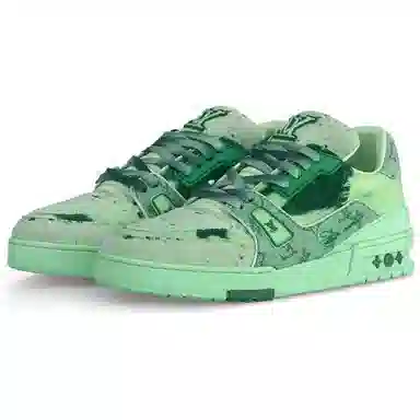 LOUIS VUITTON Trainer Green