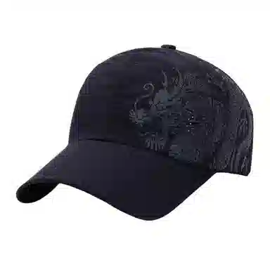 尚先生 帽子中国风印龙棒球帽户外网眼遮阳防晒帽 速干面料 鸭舌帽 男女同款情侣款