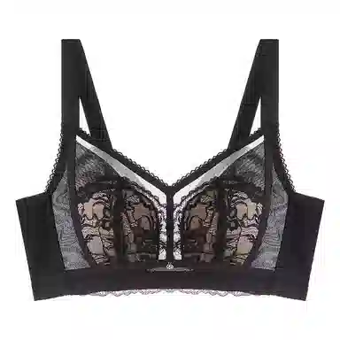 千奈美 大胸显小舒适无钢圈上托防下垂文胸 女款