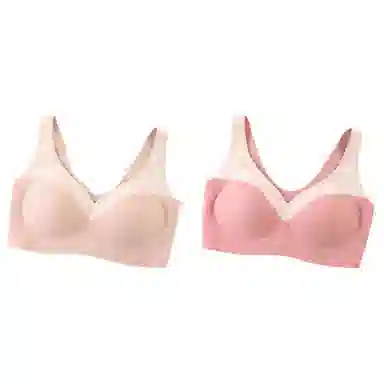 俞兆林 纯色提拉大胸显小上托聚拢防下垂收副乳薄款文胸 女款 组合装