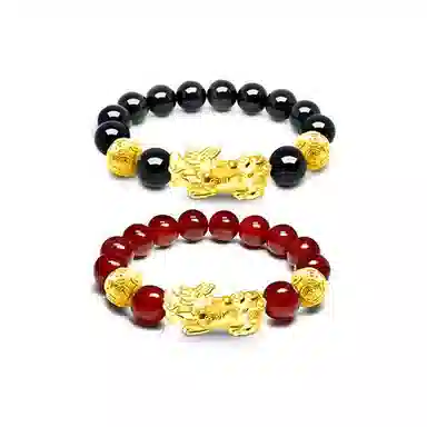 中国珠宝 貔貅转运珠本命年 水晶 手串 男女同款情侣款