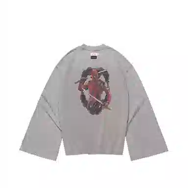 xVESSEL x MARVEL Deadpool Bat Fashion Long Sleeve Tee