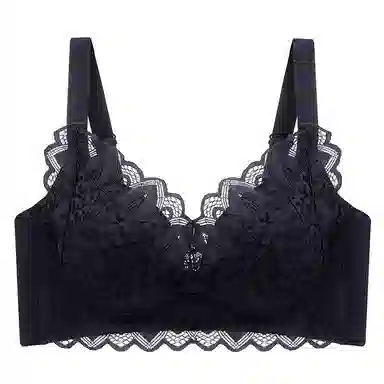 莫代尔 聚拢无钢圈蕾丝上托防下垂收副乳文胸 女款