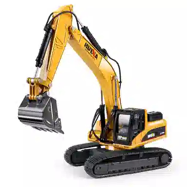 汇纳 挖掘机工程车 破拆头松土头 成品模型