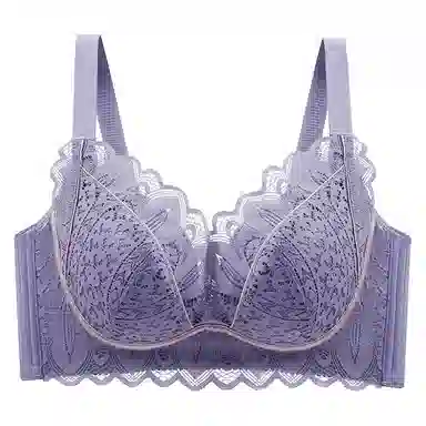 莫代尔 聚拢无钢圈蕾丝上托防下垂收副乳文胸 女款