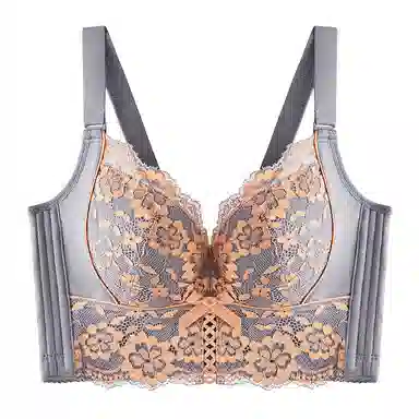 千奈美 软钢圈聚拢透气侧收副乳文胸 女款