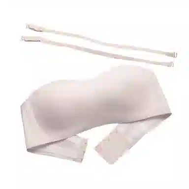 芬腾可安 无肩带防滑隐形抹胸收副乳果冻条裹胸文胸 女款