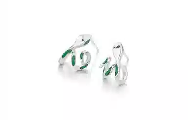 ENFANTIN S925 Silver Zircon Earrings