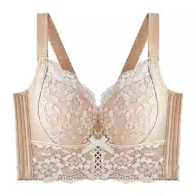 千奈美 软钢圈聚拢透气侧收副乳文胸 女款