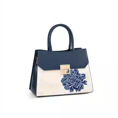 Vineo Peony Embroidery Handbag